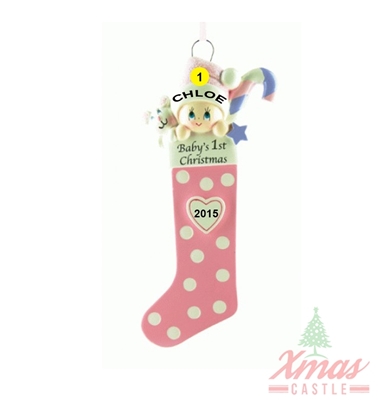Picture of Baby Long Stocking Pink