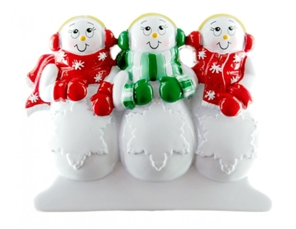Picture of Snowman Family Table Top 3