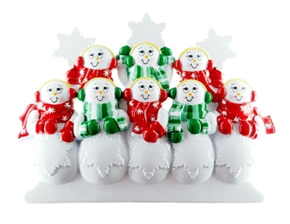 Picture of Snowman Family Table Top 8